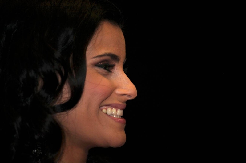 Nelly Furtado speaks to Reporters before the Latin Billboard Awards
